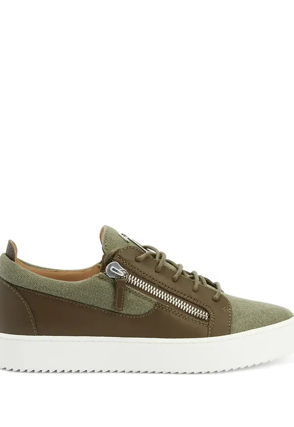 Giuseppe Zanotti Frankie låga sneakers - Grön