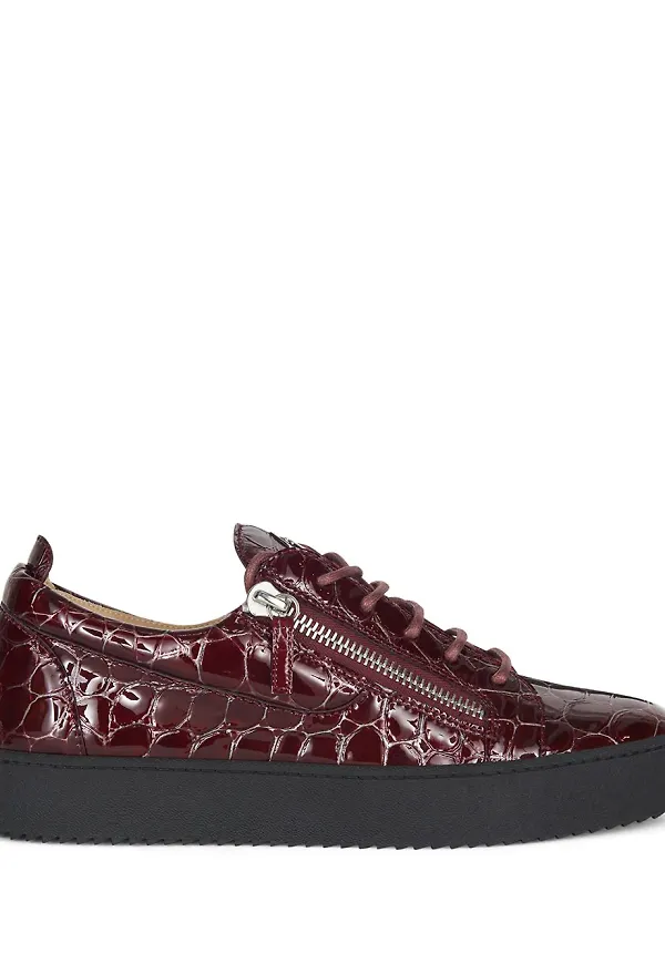 Giuseppe Zanotti Frankie låga sneakers - Röd