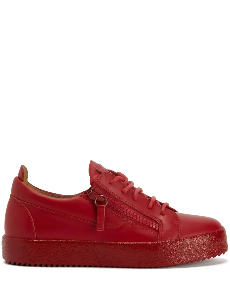 Giuseppe Zanotti Frankie låga sneakers - Röd
