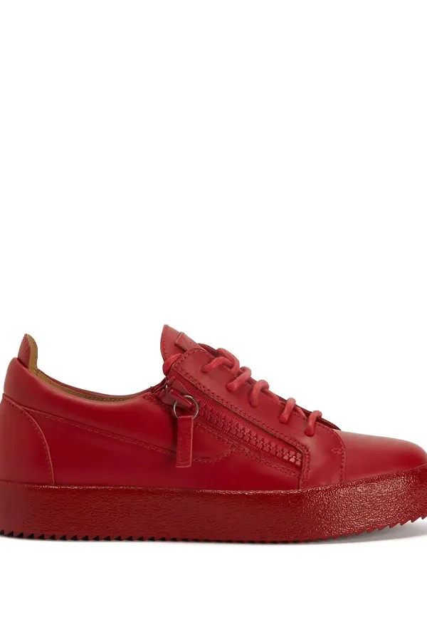 Giuseppe Zanotti Frankie låga sneakers - Röd