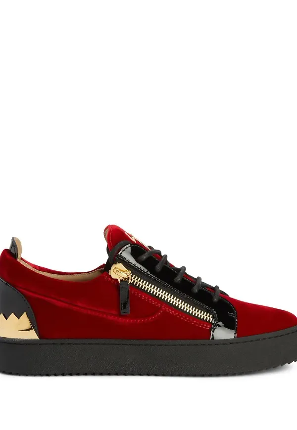 Giuseppe Zanotti Frankie låga sneakers - Röd