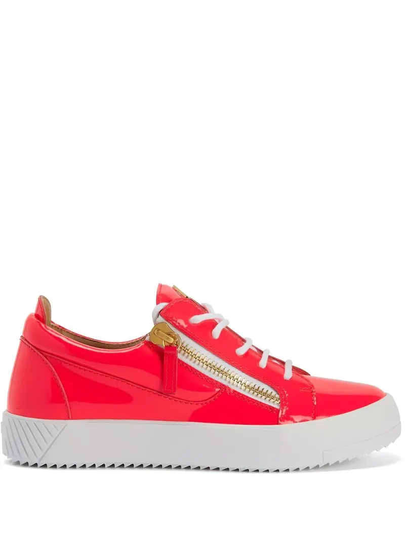 Giuseppe Zanotti Frankie låga sneakers - Röd