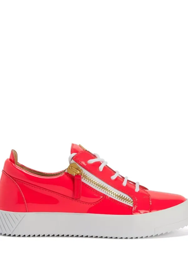 Giuseppe Zanotti Frankie låga sneakers - Röd