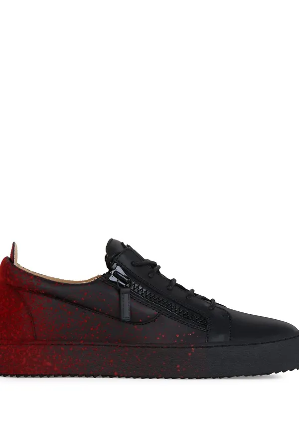 Giuseppe Zanotti Frankie låga sneakers - Svart