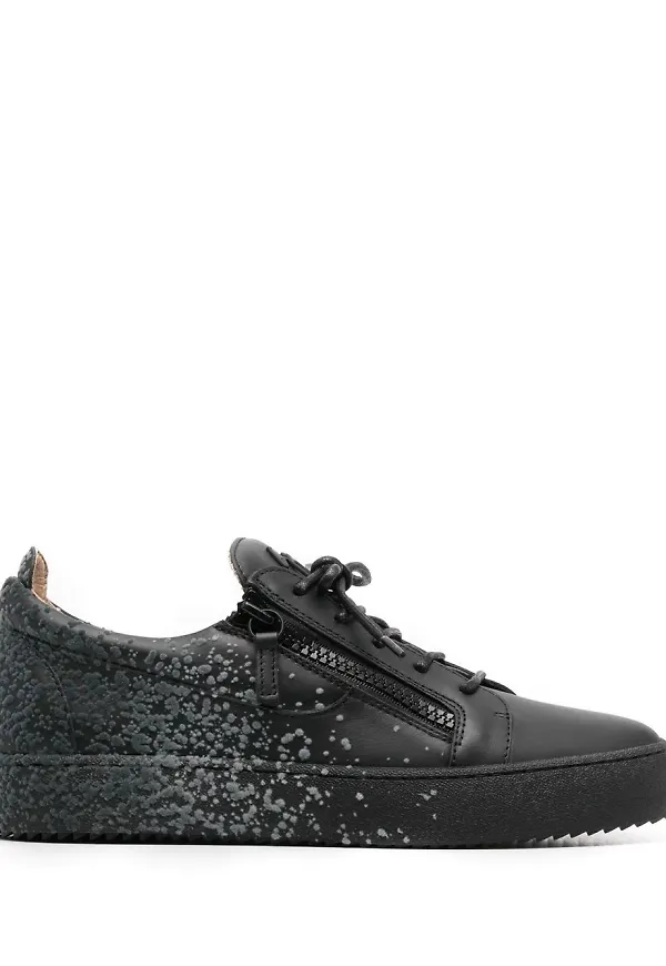 Giuseppe Zanotti Frankie låga sneakers - Svart