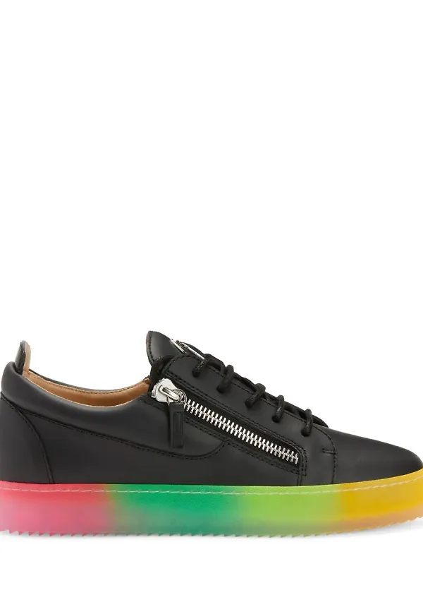 Giuseppe Zanotti Frankie låga sneakers - Svart