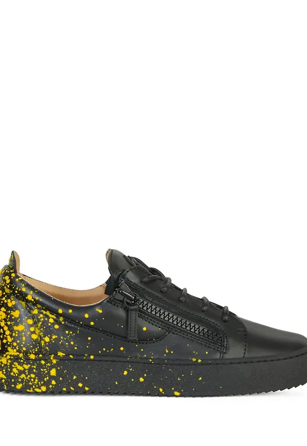 Giuseppe Zanotti Frankie låga sneakers - Svart