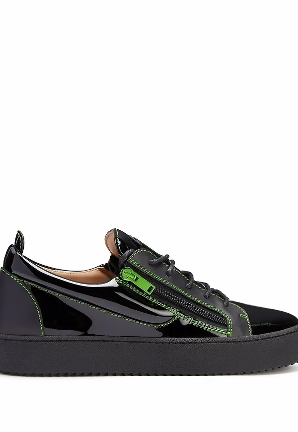 Giuseppe Zanotti Frankie låga sneakers - Svart