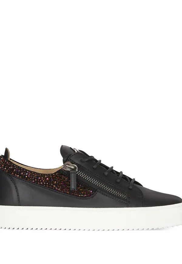 Giuseppe Zanotti Frankie låga sneakers - Svart