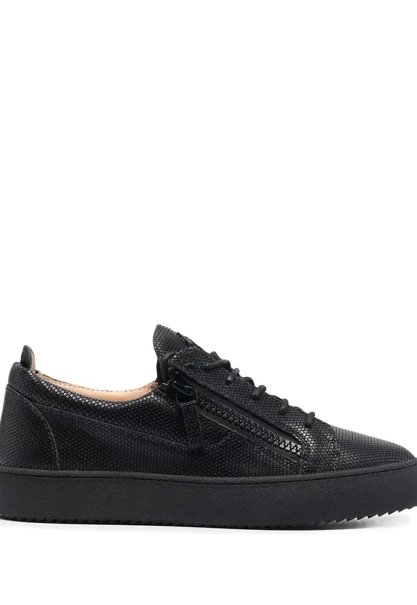 Giuseppe Zanotti Frankie låga sneakers - Svart