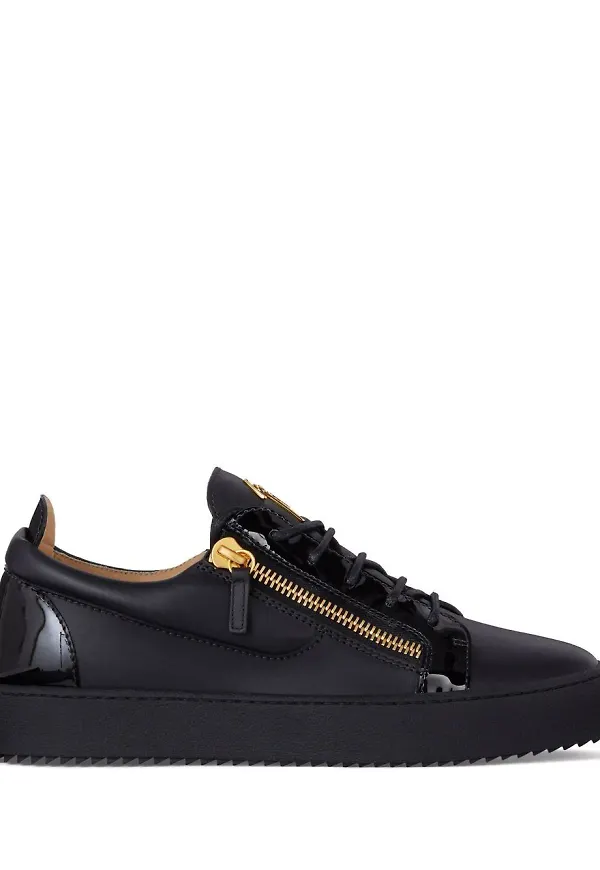 Giuseppe Zanotti Frankie låga sneakers - Svart