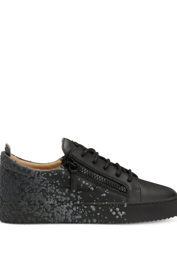 Giuseppe Zanotti Frankie låga sneakers - Svart