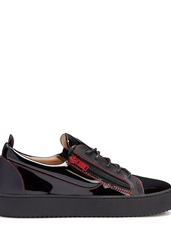 Giuseppe Zanotti Frankie låga sneakers - Svart
