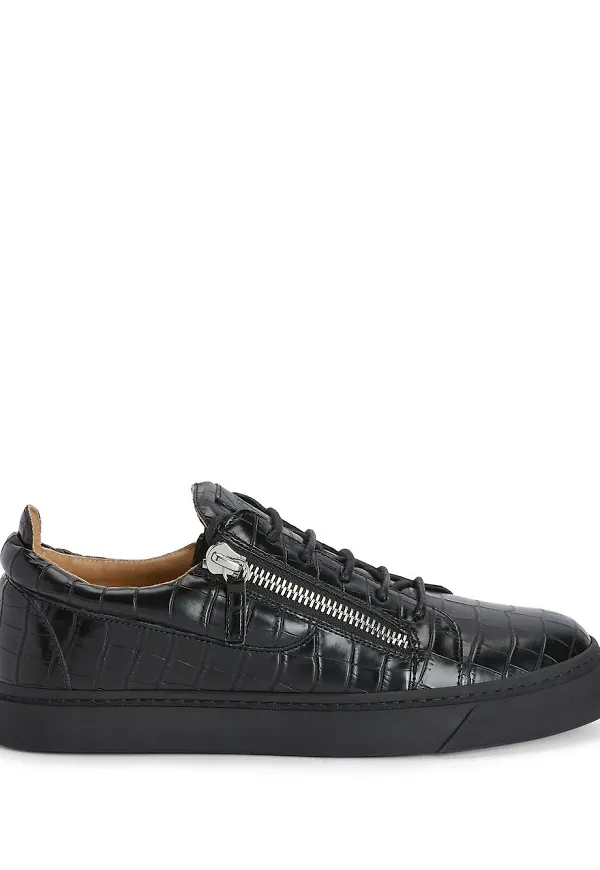Giuseppe Zanotti Frankie låga sneakers - Svart
