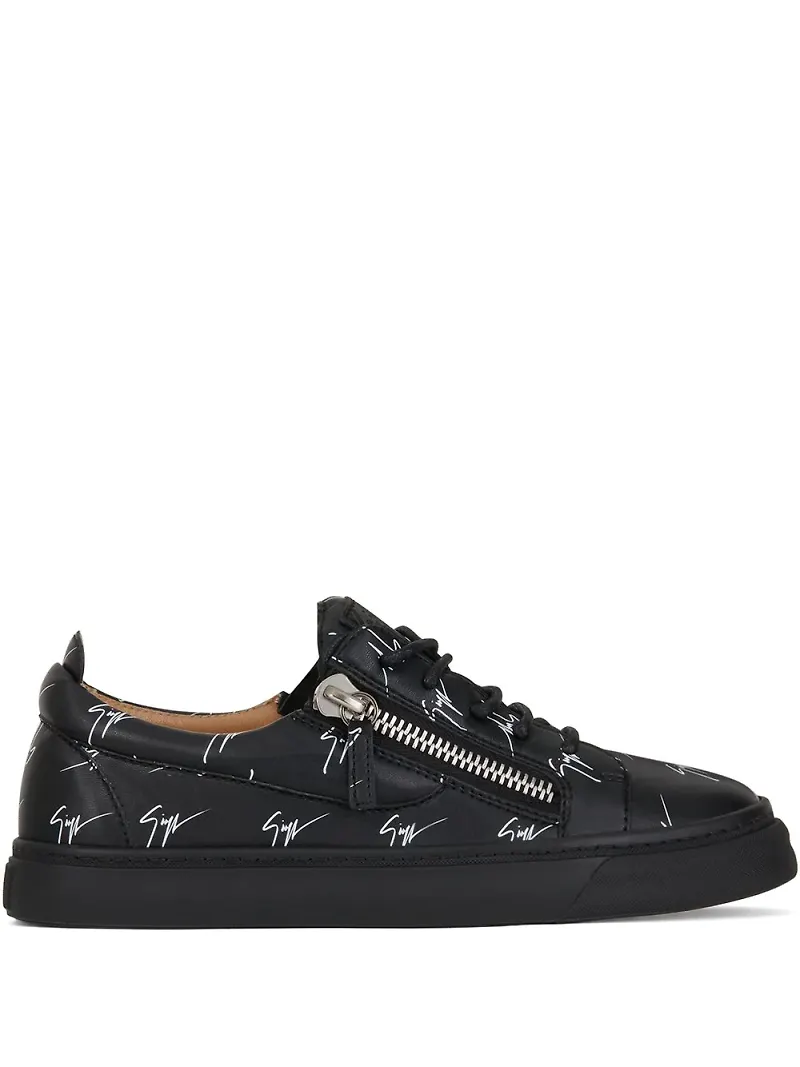 Giuseppe Zanotti Frankie låga sneakers - Svart