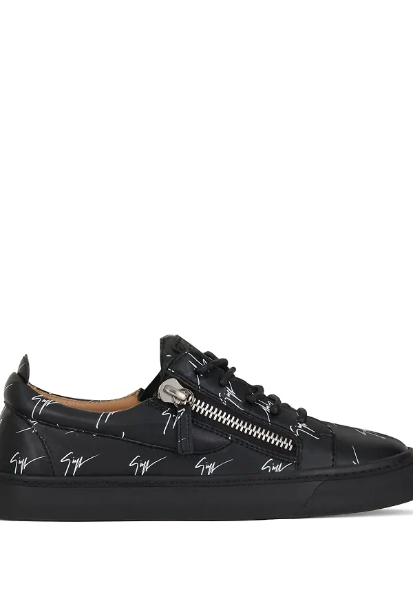 Giuseppe Zanotti Frankie låga sneakers - Svart