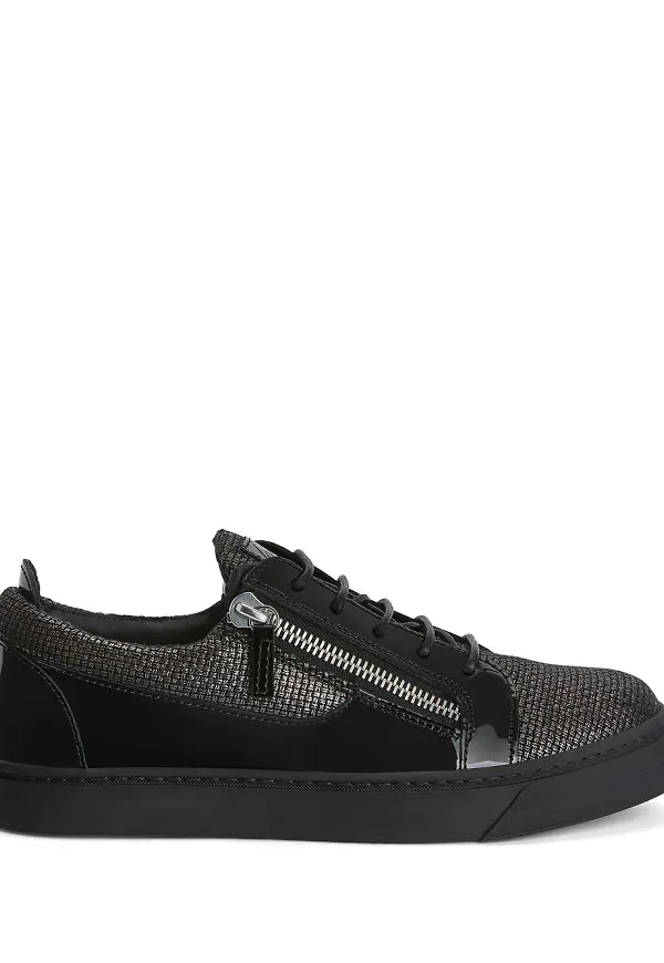 Giuseppe Zanotti Frankie låga sneakers - Svart