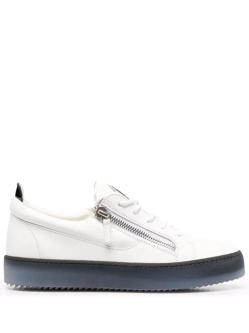 Giuseppe Zanotti Frankie låga sneakers - Vit