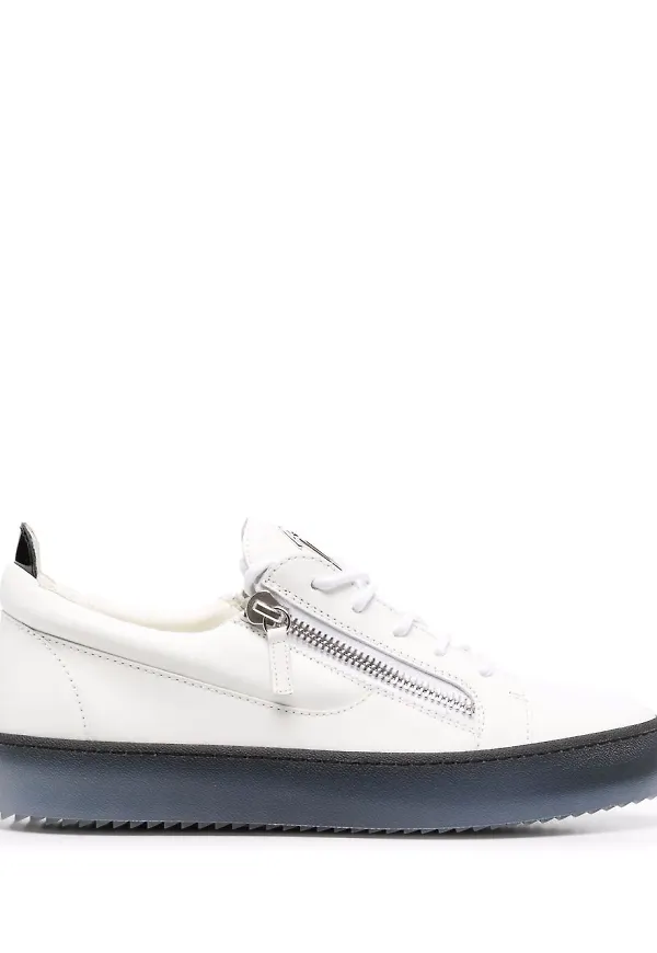 Giuseppe Zanotti Frankie låga sneakers - Vit