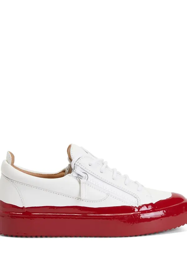 Giuseppe Zanotti Frankie låga sneakers - Vit