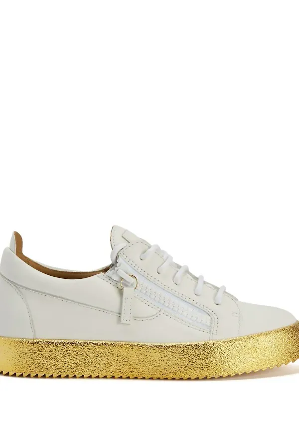 Giuseppe Zanotti Frankie låga sneakers - Vit