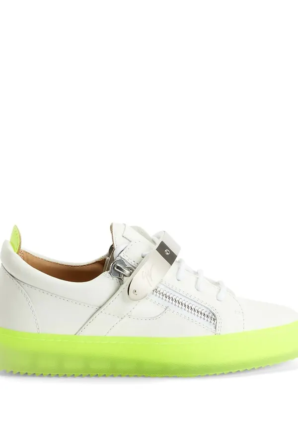 Giuseppe Zanotti Frankie låga sneakers - Vit