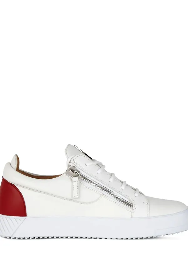 Giuseppe Zanotti Frankie låga sneakers - Vit