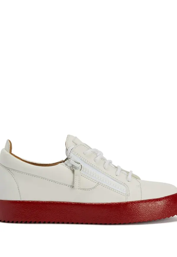 Giuseppe Zanotti Frankie låga sneakers - Vit