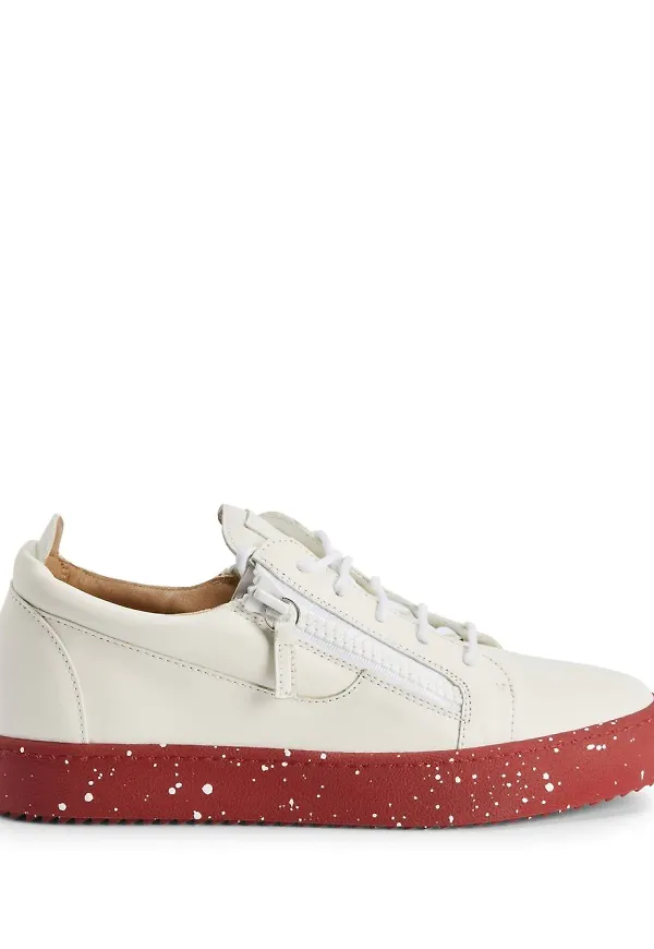 Giuseppe Zanotti Frankie låga sneakers - Vit