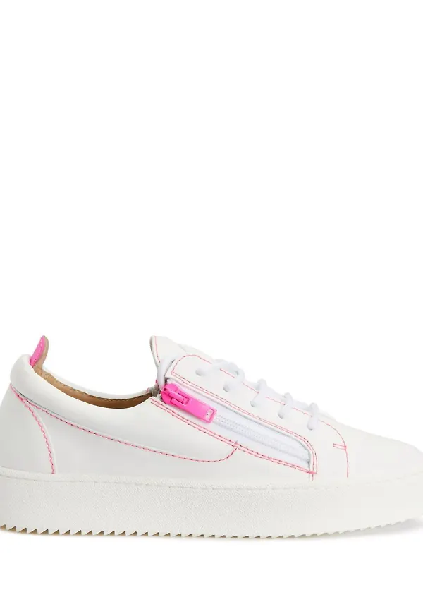Giuseppe Zanotti Frankie låga sneakers - Vit
