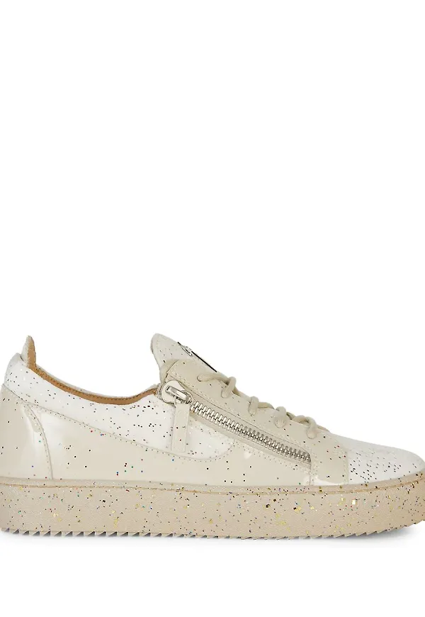 Giuseppe Zanotti Frankie låga sneakers - Vit
