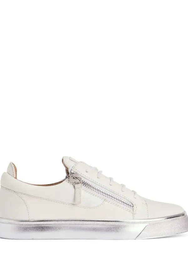 Giuseppe Zanotti Frankie låga sneakers - Vit
