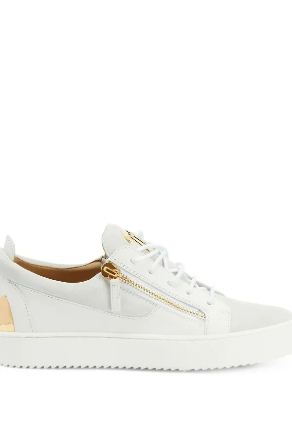 Giuseppe Zanotti Frankie låga sneakers - Vit
