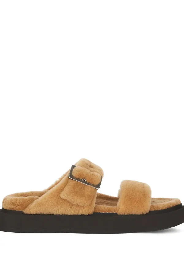 Giuseppe Zanotti Furry Him sandaler - Brun