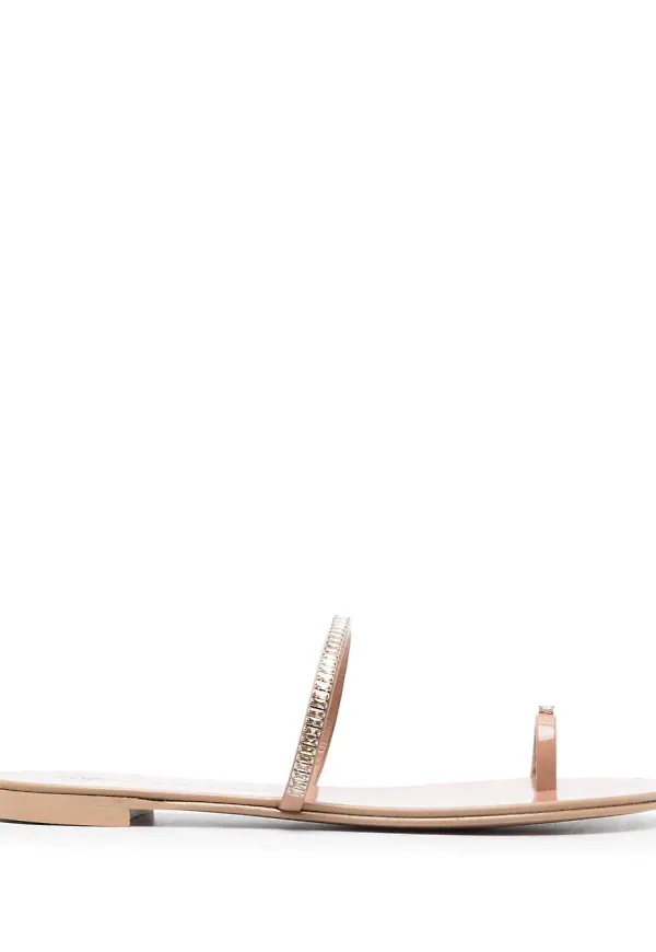 Giuseppe Zanotti färgglada platta sandaler - Neutral