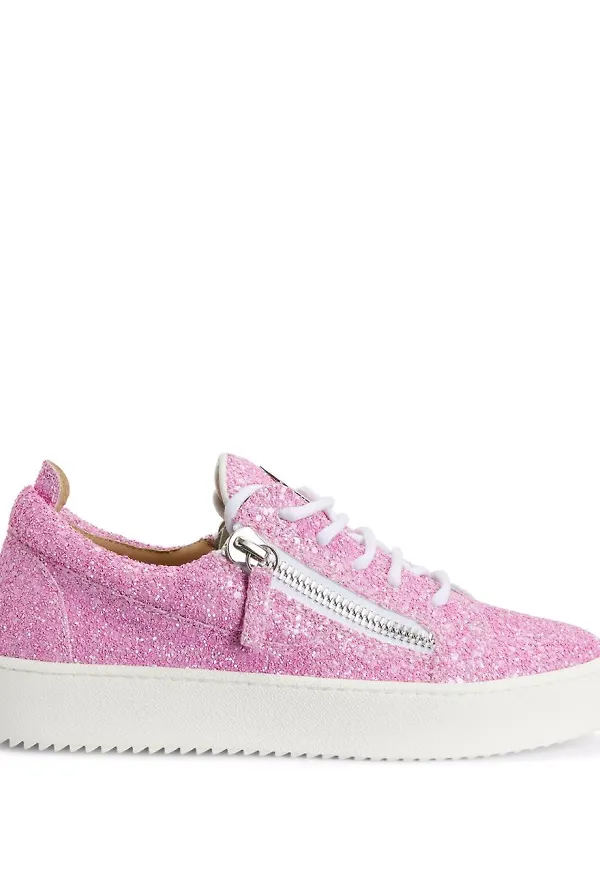 Giuseppe Zanotti Gail glittriga sneakers - Rosa