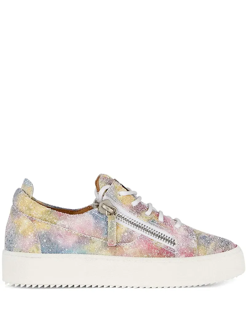 Giuseppe Zanotti Gail låga sneakers - Rosa