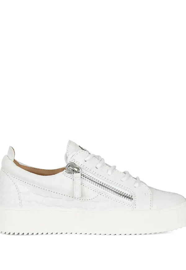 Giuseppe Zanotti Gail låga sneakers - Vit