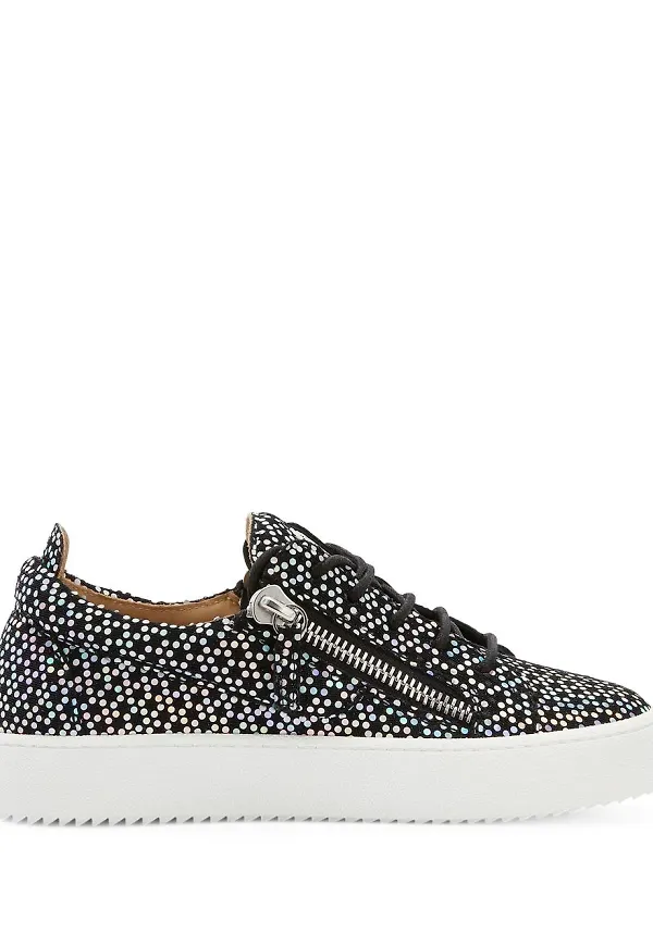 Giuseppe Zanotti Gail prickiga sneakers - Svart