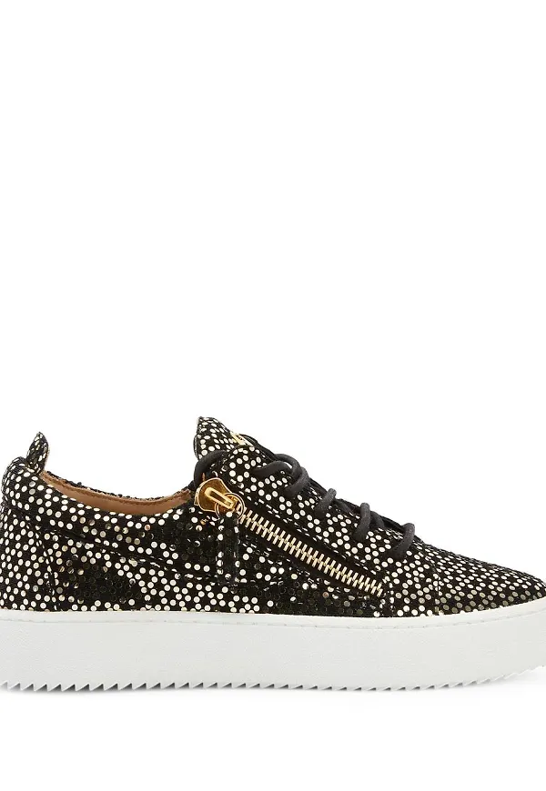 Giuseppe Zanotti Gail prickiga sneakers - Svart