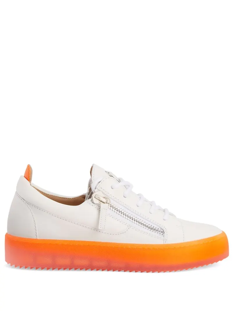 Giuseppe Zanotti Gail sneakers med kontrasterande sula - Vit