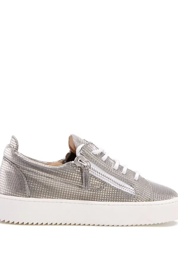 Giuseppe Zanotti Gail träningsskor - Silverfärgad