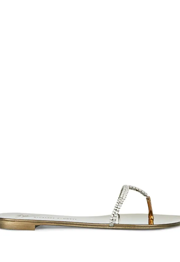 Giuseppe Zanotti Gentille platta sandaler - Brun
