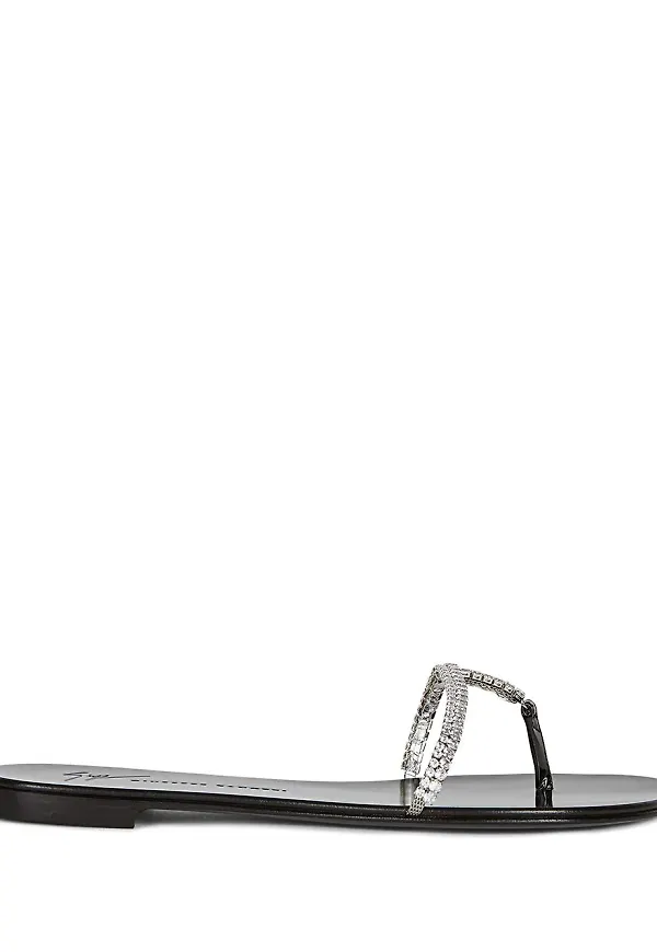 Giuseppe Zanotti Gentille platta sandaler - Svart