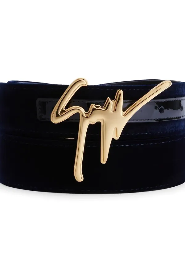 Giuseppe Zanotti Giuseppe läderbälte - Blå