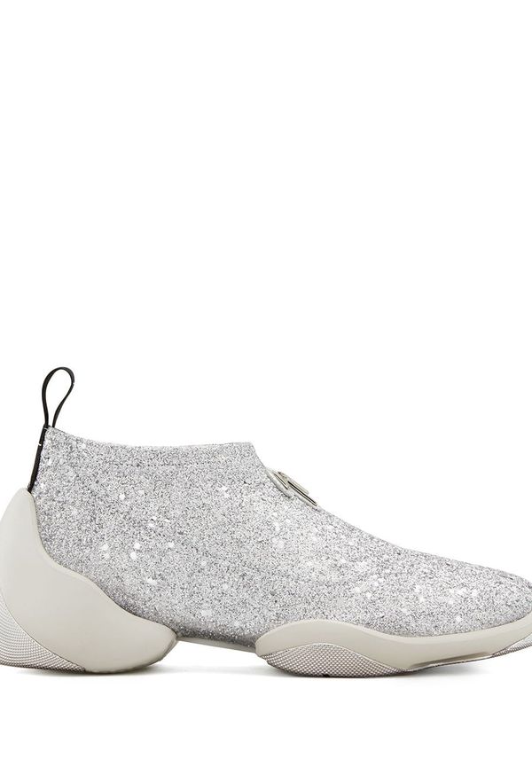 Giuseppe Zanotti Glitter Jump sneakers med grov sula - Grå