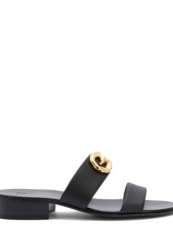 Giuseppe Zanotti Gregorie lädersandaler - Svart