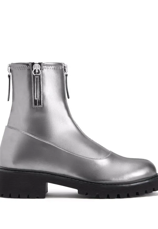 Giuseppe Zanotti Gz Alexa stövletter - Silverfärgad