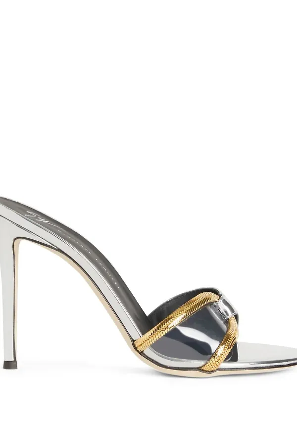 Giuseppe Zanotti GZ Infinity slip-ons - Silverfärgad