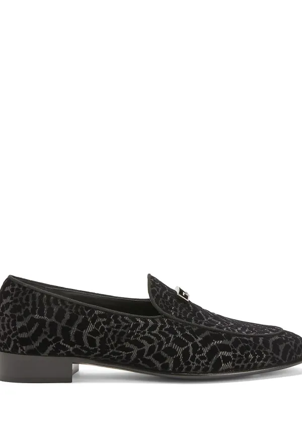 Giuseppe Zanotti GZ Rudolph läderloafers - Svart